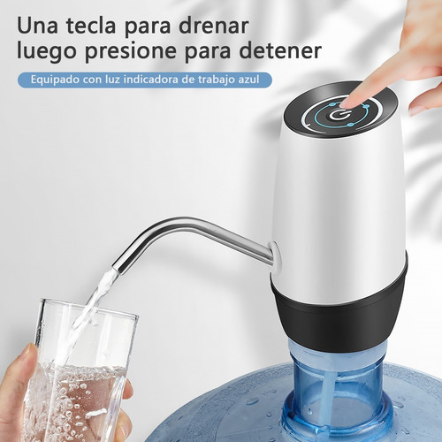 Bomba Eléctrica Dispensadora De Agua Recargable Usb