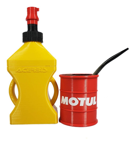 Equipo Matero Bidon Acerbis Y Mate Barril Motul - L3d