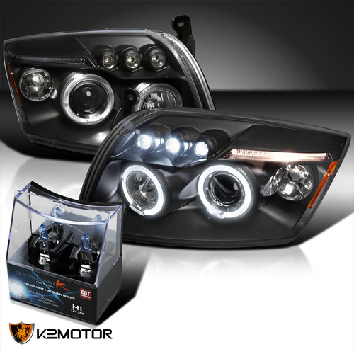 Par Faro Negro Led Dodge Caliber Sxt 2007 2.0l