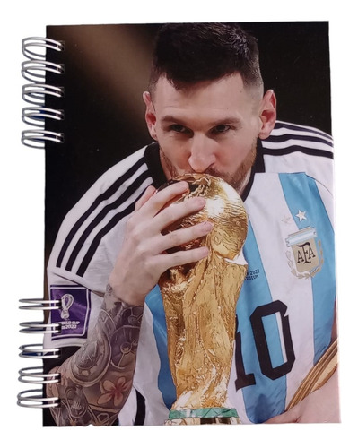 Cuaderno A5 Tapa Dura Messi