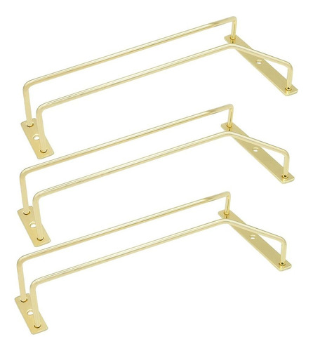 Soporte Para Copas Estante De Vino De Oro De 9.64 Pulgad Cck