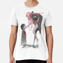 Comprar Remera Darling In The Franxx Hiro And Zero Two Logo Algodon 