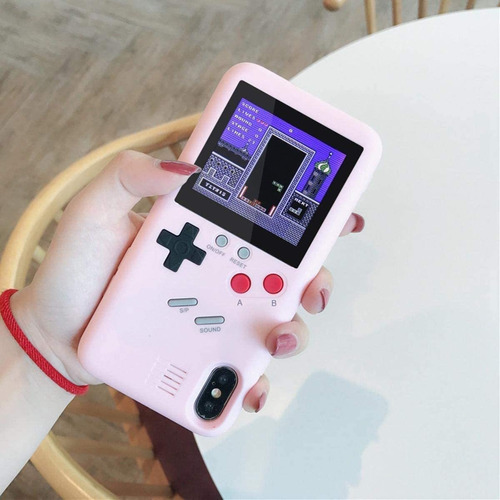 Estuche Gameboy Para iPhone, Retro 3d A Prueba De Golpes Gam