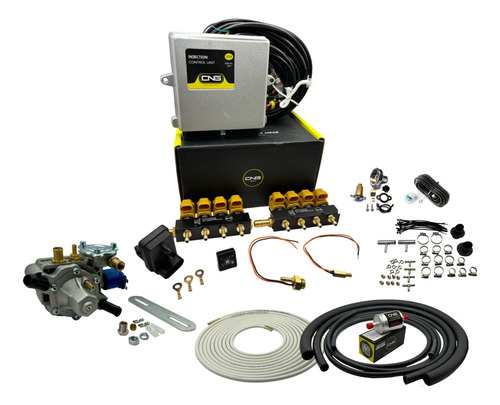 Equipo Carburación Kit Conversion A Gas Lp Glp 6/8 Cilindros