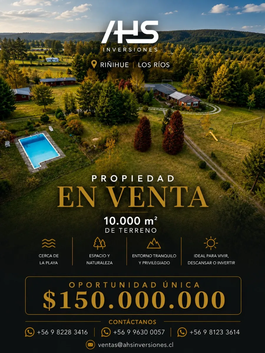 Imagen 5 de 24 de Ríñihue Los Ríos 10.000 M² $180.000.000