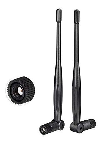 Antena Wifi Eightwood Ewua0112 2 Pzs Doble Banda -negro