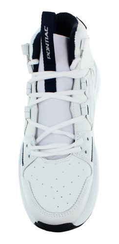 Pontiac Tenis Bota Escolar Ligero Blanco Hombre 82552