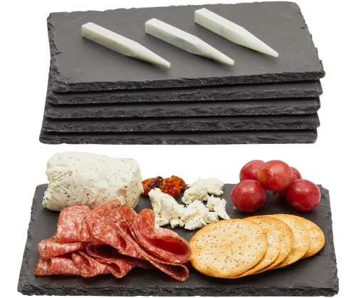 Minis Tablas Juvale Para Aperitivos Pack X 6 Unidades