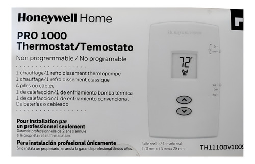 Termostato Digital Honeywell Pro1000 -no Programable-