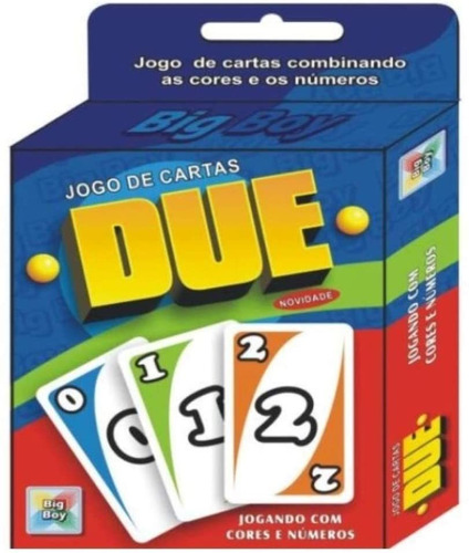 Jogo De Cartas Educativo Divertido Due 1759 Big Boy