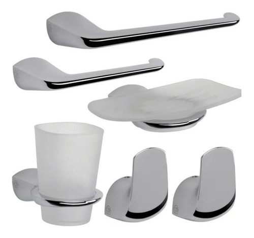 Kit De Accesorios Fv Epuyen 6 Piezas Set Baño 0179.06/l2