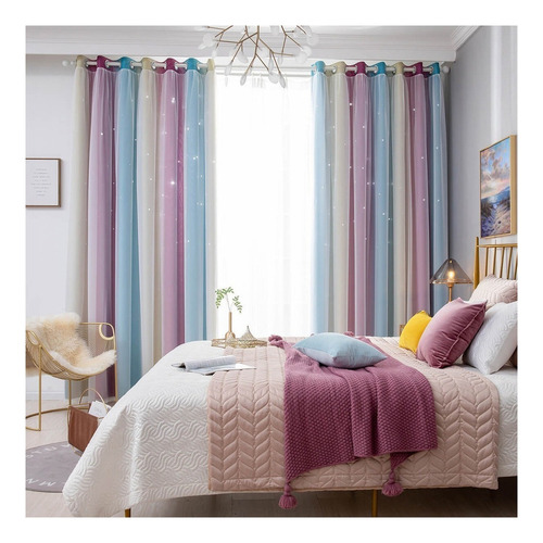 Blackout Curtain Wide 132x241 Cm For Children, 1 Cloth