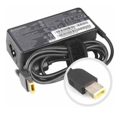 Imagen 3 de 3 de Cargador Lenovo 20v 2.25a Usb Punta Cuadrada G50-45 45w Nuev