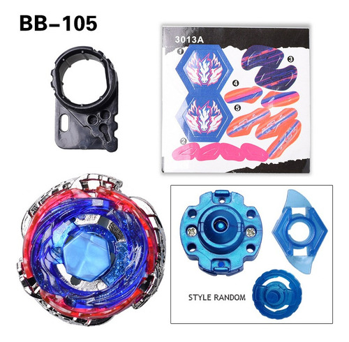 6 Piezas Beyblades Metal Fusion Toys Beyblades +1 Lanzador