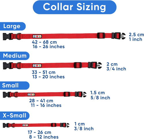 Pawtitas Collar Para Perros Pequeños Collar Ajustable Para P