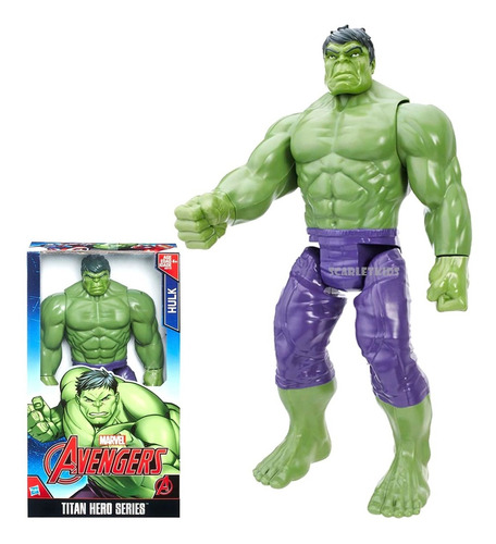 Hulk Figura 30 Cm Original Hasbro Articulado Titan Hero