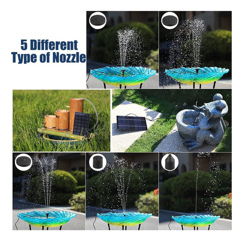 Para Bomba Água Solar Para Fonte, Lago Jardim E Cascatas