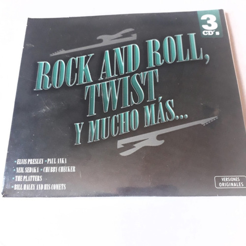 Pack 3 Cd   Rock , Twist  E. Presley, Bill Haley  Nuevo