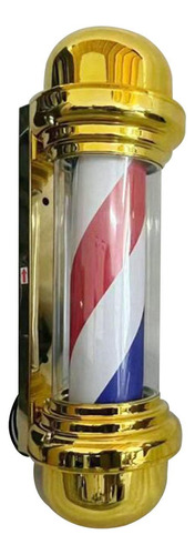 Poste De Barbero, Luz Led, Señal Led Giratoria Para