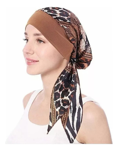 C 6 Turbante Femenino Cerrado Cinta Larga Para Cabeza