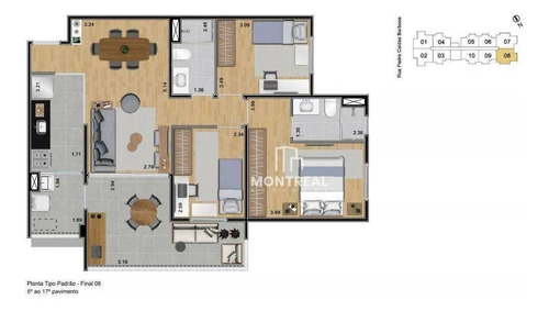 Apartamento À Venda, 82 M² Por R$ 690.000,00 - Vila Guilherme - São Paulo/sp - Ap1754