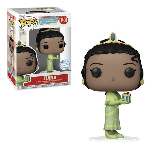 Pop! Funko Tiana #1400 | Disney 100th | Princesa E Sapo