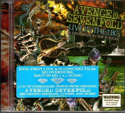 Avenged Sevenfold Live In The Lbc Dvd Cd Novo Lacrado Raro