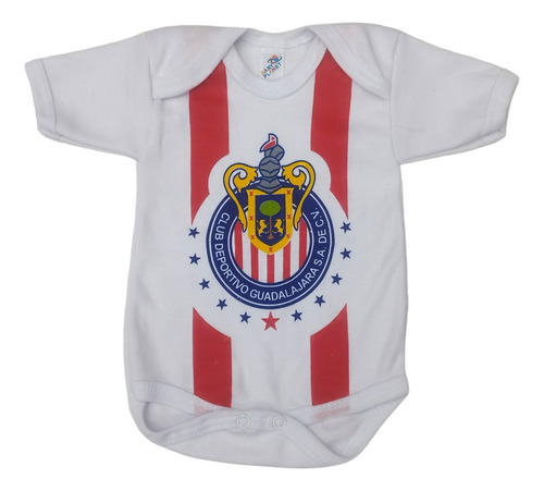 Set Pañalero Y Pantalón Algodón Chivas Del Guadalajara Bebé