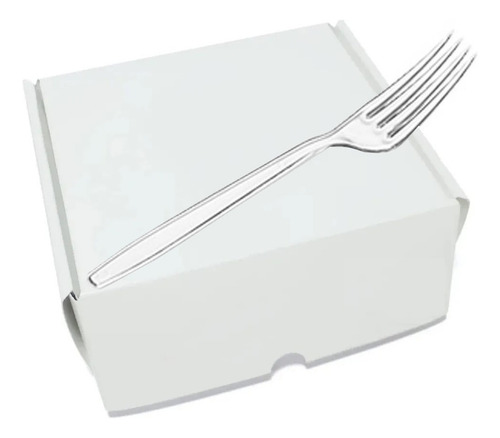 Garfo Refeição Descartável Cristal 16cm Ultratalher C/1000