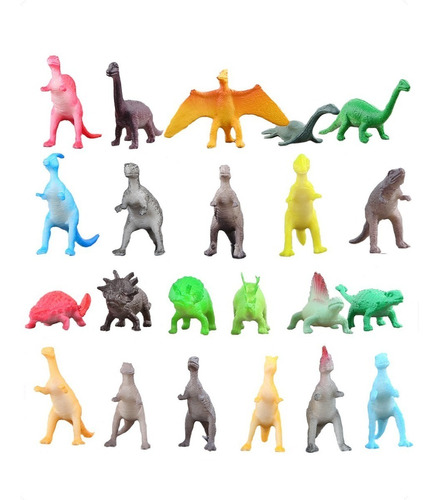 72 Mini Dinosaurios De 4 A 6cm Plastico Blakhelmet E
