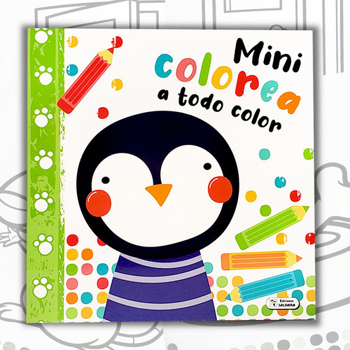 4 Mini Libros Para Colorear Colorea A Todo Color Infantil