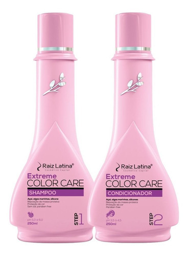  Kit Color Care Shampoo E Condicionador 250ml Raiz Latina