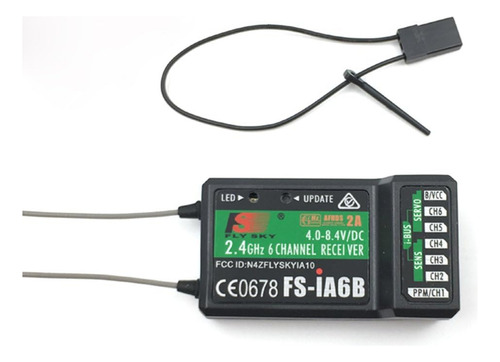 Dtxmx Flysky Receptor Fs-ia6b 2.4g Afhds 2a 6canales Sup...