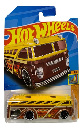 Hot Wheels Bus Micro Escuela De Surf  Esc1:64 En Cadia