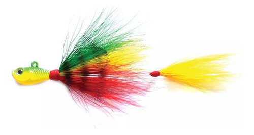 Isca Artificial Jig Bucktail Duplo 4/0 15g Protsuri - Fundo