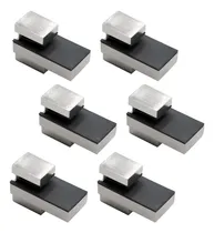 Comprar Set 6 Soportes Cuadrados Chicos Repisas De Cristal Y Otros