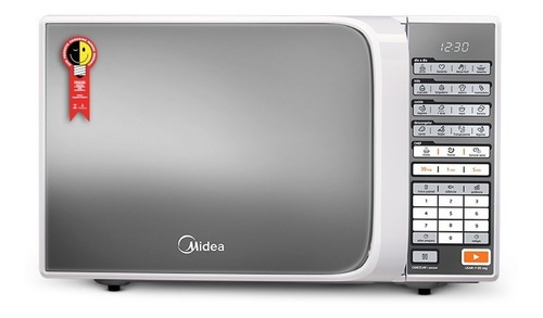 Microondas Midea Liva 30 L Branco Espelhado Mtae42 -