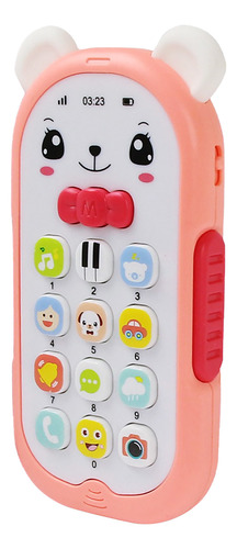 Teléfono Móvil Baby Gutta-percha Toy Con Música Que Cambia L