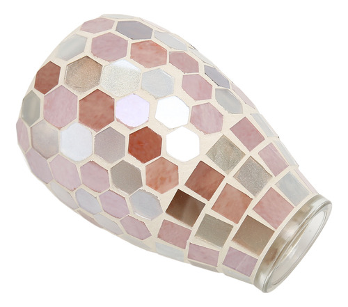 Suporte De Vela, Vaso De Vidro Em Mosaico, Vaso De Flores De