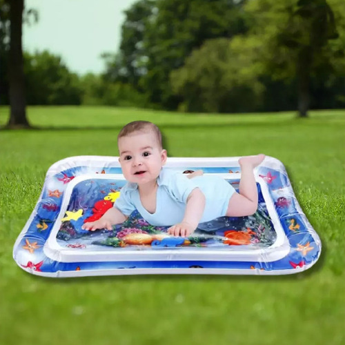 Estera Inflable De Agua Inflable Para Bebés, Estimulación Te