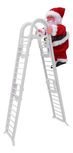 Muñeca De Santa Claus Sube Escaleras For Decoración Navideñ