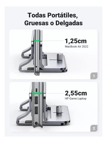Soporte P Laptop O Tablet Vertical Ajustable Ugreen Original