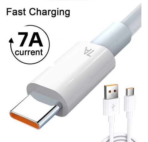 Cable De Datos De Carga Rápida De 1 M Y 7 A, Cable Usb Tipo