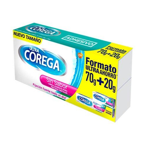 **pack Corega S/s 70gr + Corega 20gr