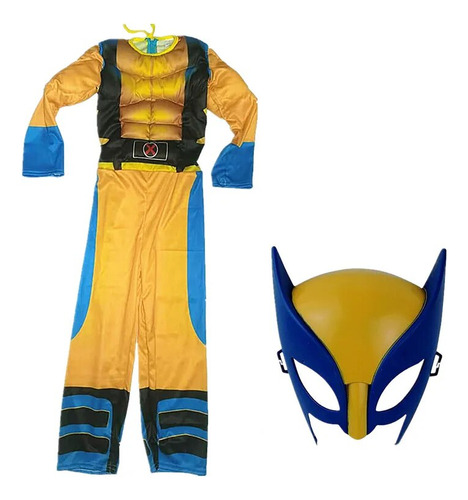 Máscara De Lujo Para Niños De Wolverine Para Cosplay, Pelícu