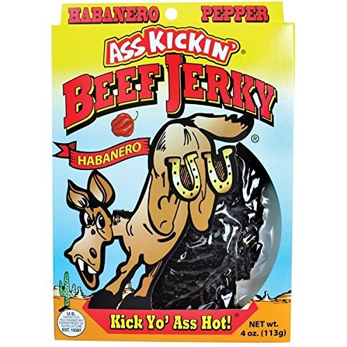 Culo Kickin Habanero Pepper Beef Jerky 1 Pack - Calidad Supe