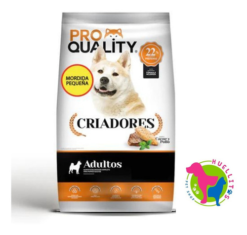 Pro Quality Criadores Adulto Raza Pequeña X20kg - Huellitas