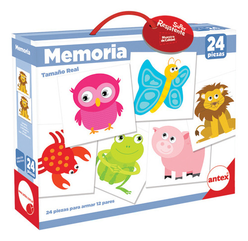 Juego Valija Memoria24pza Carton Extra Resistente Antex 1240