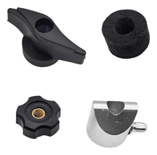 4x Drum Cymbal Sport Sporter Hardware Fácil Instalación