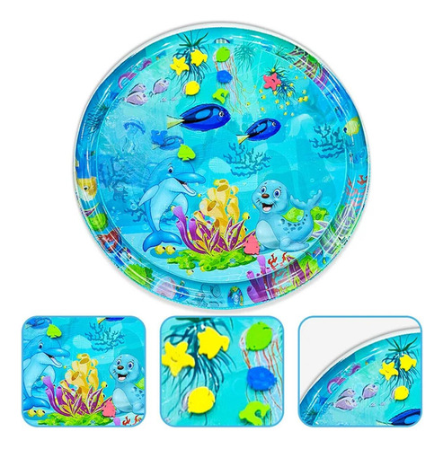 Alfombra De Juego Inflable Con Cojín De Agua Para Bebés